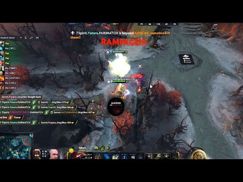 YATORO RAMPAGE SVEN! Tspirit winning moment against SECRET.