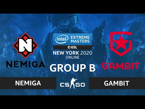 CS:GO - Nemiga vs Gambit [Mirage] Map 2 - IEM New York 2020 - Group B - CIS