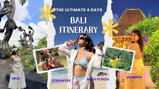 Ultimate 4 Days BALI ITINERARY ~ Japan to Indonesia ~ places to explore, Activities &amp;amp; budget guide.