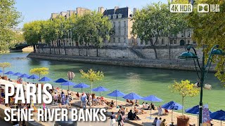 Seine River On a Sunday, Paris - 🇫🇷 France [4K HDR] Walking Tour
