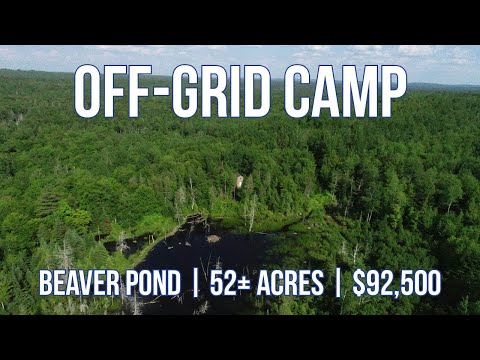 SOLD Off-Grid Camp on 52± Acres | Maine Real Estate