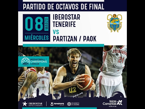 Promo del cruce de 1/8 de final del Iberostar Tenerife en la BCL