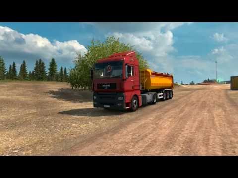 Euro Truck Simulator 2 / Man Tga 18.430 / Linköping to Örebro
