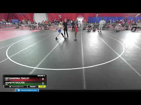 119-127 Lbs Round 2 - My`Shawnna Tinsley, OH Vs Kamdyn Saulter, MN D4e4