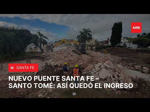 Avanza el nuevo PUENTE  Santa Fe–Santo Tomé tras demoler la CASA histórica 🚧🌉