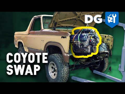 How To Swap 5.0 Coyote in 1980-96 Ford F-Series Bronco / Truck