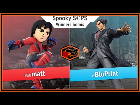 Spooky S@PS Ultimate Singles - PSU | matt(Brawler) vs A | BluPrint(Kazuya/Sora) Winners Semis