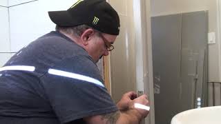 Installing SCHLAGE Bed & Bath Locking Interior Door handle