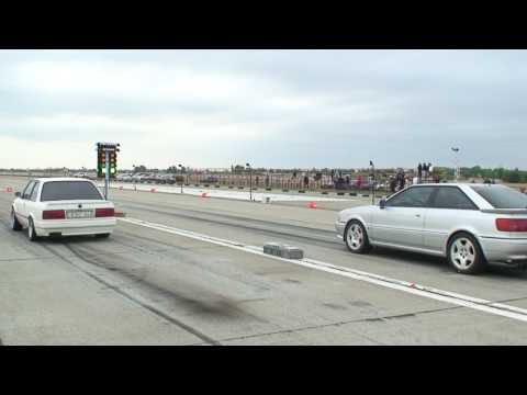 BMW E30 [M5] vs. Audi S2 V8 Bi-Turbo Drag Race