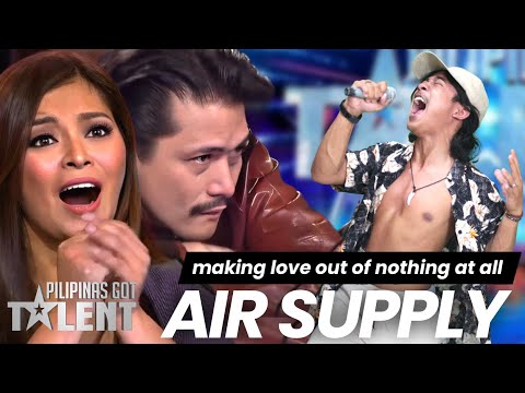 Filifino's Got Talent 2023 | Andrian Makes the Judges Cry | Air Supply song with extraordinary sound