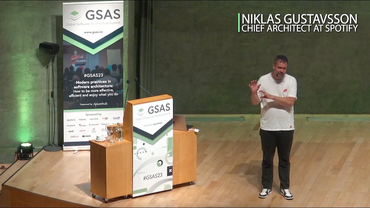 Niklas Gustavsson Discusses Spotify's Architecture at the 2023 Global Software Architecture Summit