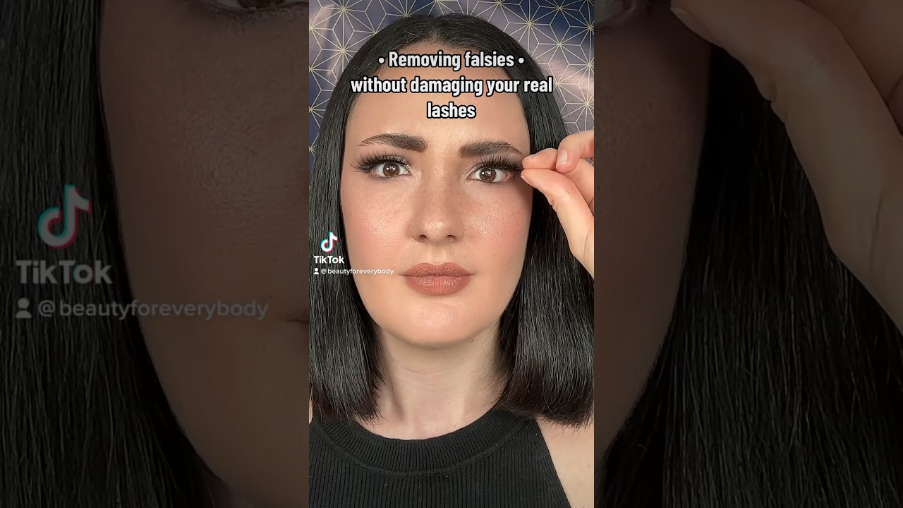Removing False Lashes