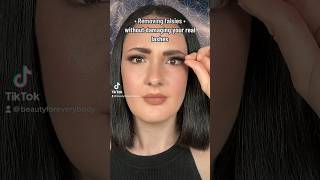 Removing False Lashes