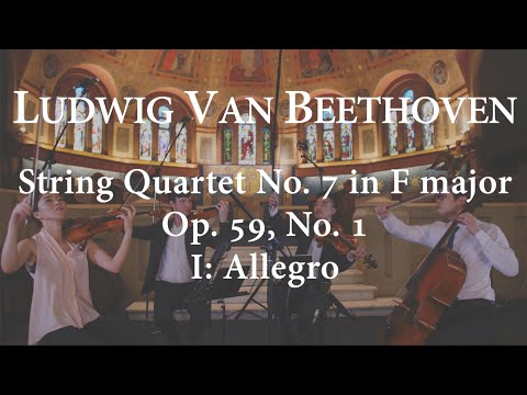 Beethoven String Quartet No.7 in F major Op.59, No.1 - Allegro - Rolston String Quartet