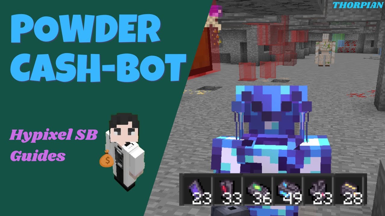 Make MILLIONS while Powder Grinding (Hypixel Skyblock)