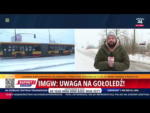 Pilne! IMGW: Uwaga na gołoledź!