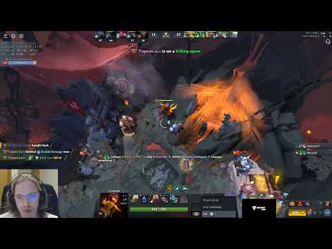 Topson cluthes the DD rune while chasing Mirana