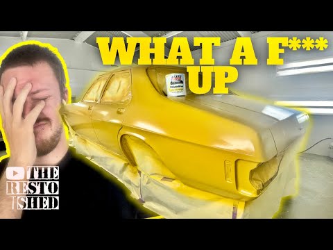 RestoFinish Polyprimer on the HQ Holden - Basic Body Restoration part 3 - The Resto Shed