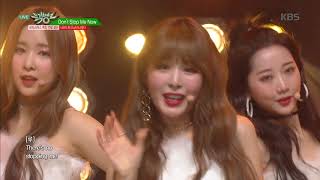 뮤직뱅크 Music Bank - Don&#39;t Stop Me Now (원곡 Queen) - 네이처(NATURE).20181221