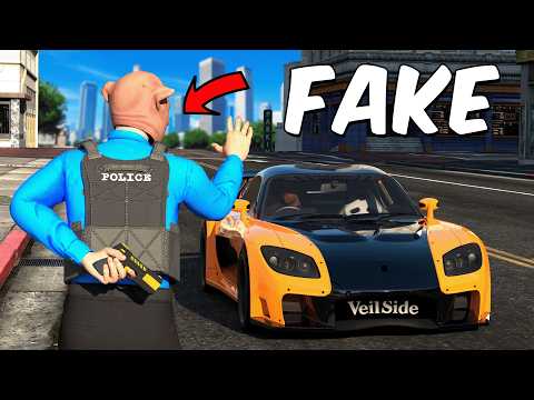 I Pretended to Be a Cop to Steal Cars in GTA 5
