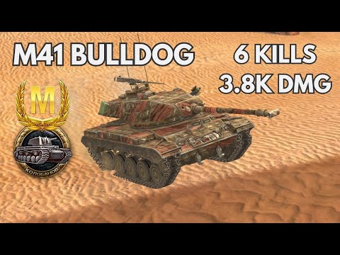 M41 Bulldog - 6 Kills & 3.8k Dmg Kolobanov - World of Tanks Blitz