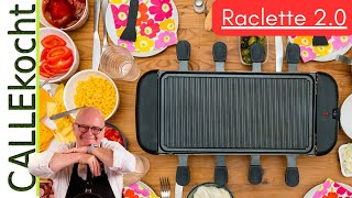 Raclette 2.0: Billige Grillplatte durch Teppanyakiplatte getauscht.