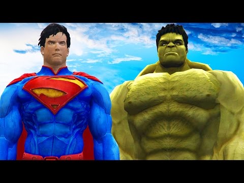 Superman vs Hulk - Epic Superheroes Battle Video