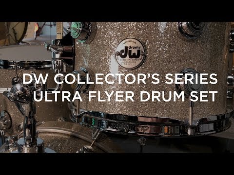 DW Collector's Series Ultra Flyer Drum Set - Broken Glass