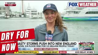 Nasty Storms Push In To New England As Millions Remain Under Flood Threats