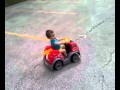 May 30 2012 Callum With Electric Firetruck