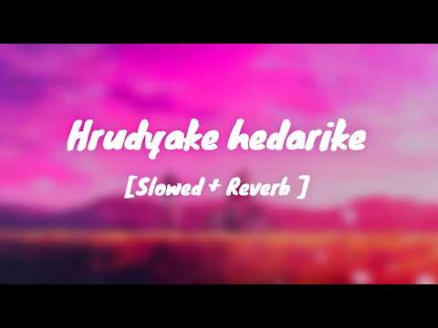 Hrudayake Hedarike Lofi Song | (Slowed + Reverb) | Sanjith hegde | Judah Sandhy