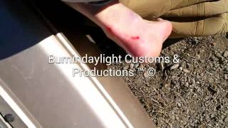 I do not recommend going barefoot in rubber boots!