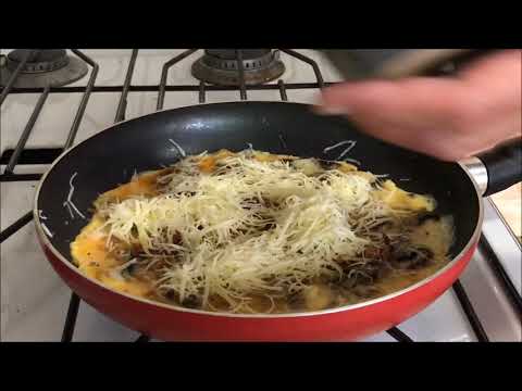 Cheese Onion & Mushroom Omelette
