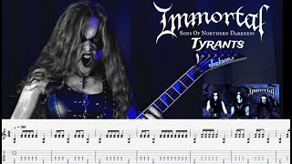 HOW TO PLAY "Tyrants" by IMMORTAL | Guitar Cover by Sacra Victoria