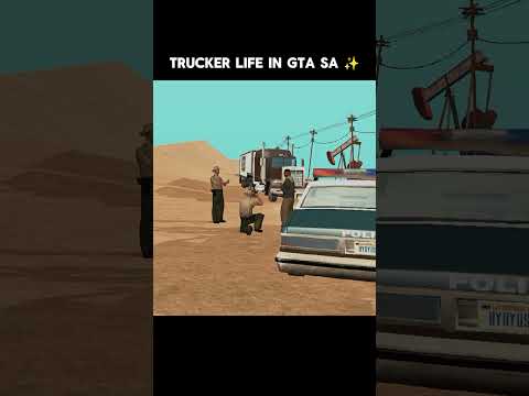Trucker Life in GTA San Andreas | Hard Road, Real Hustle #shorts