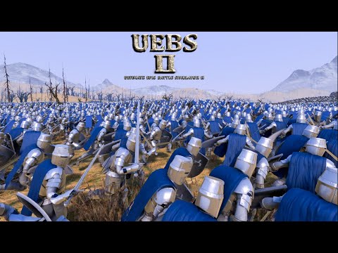 21000 Heavy Knights VS 22000 Soul Tyrants. Ultimate Epic Battle Simulator 2 UEBS 2