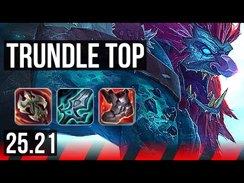 TRUNDLE vs TRYNDAMERE (TOP) | EUW Diamond | 25.21