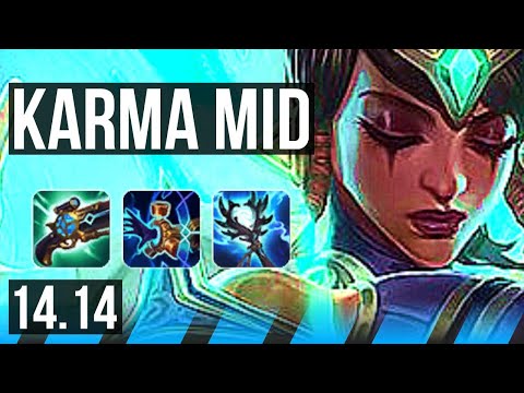 KARMA vs TWISTED FATE (MID) | 7/1/11, 1100+ games, Dominating | NA Diamond | 14.14