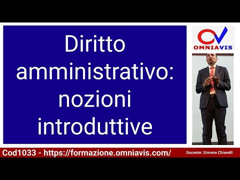 Cod1033 - Lesson 01 "Administrative Law: Introductory Concepts"