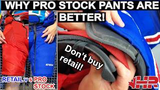 Why Pro Stock Hockey pants are better than retail!