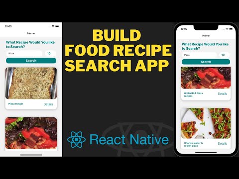 Build Food Recipe Search App using React Native with Modern UI | Navigation