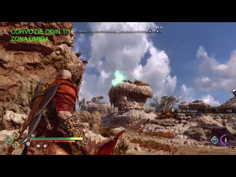 GOD OF WAR RAGNAROK CORVO DE ODIN ZONA ÚMIDA SVARTALFHEIM