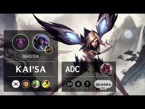 Kai'Sa ADC vs Xayah - KR Master Patch 9.10