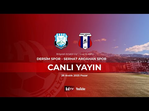 Dersim Spor - Serhat Ardahan Spor | Bölgesel Amatör Lig 1. Grup 12. Hafta | #CANLI YAYIN