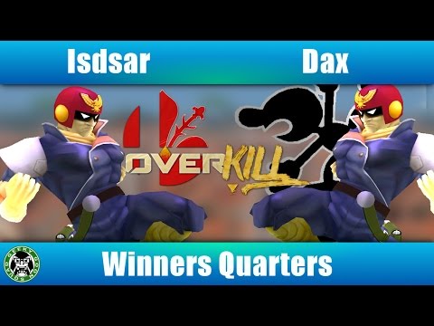 Overkill 2 - Isdsar (Cpt.Falcon) Vs. Dax (G&W, Cpt.Falcon) - Winners Quarters - Melee
