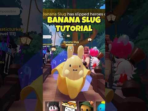 How to Spawn the BANANA SLUG in Tower Heroes! 🍌🐌 #towerheroes #bananaslug #newupdate #robloxth