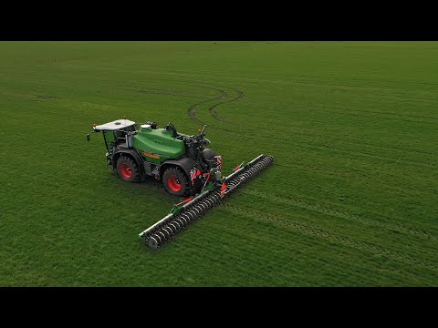 Meppelink BV over de Fendt Rogator 655 met een 12 meter brede Duport Liquiliser