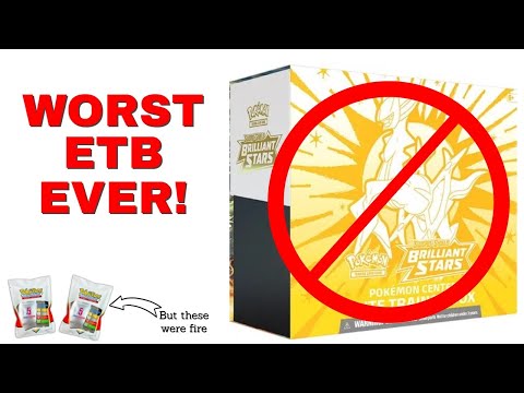 Is this the WORST Brilliant stars etb EVER!? | PokeRev mystery packs save the day!