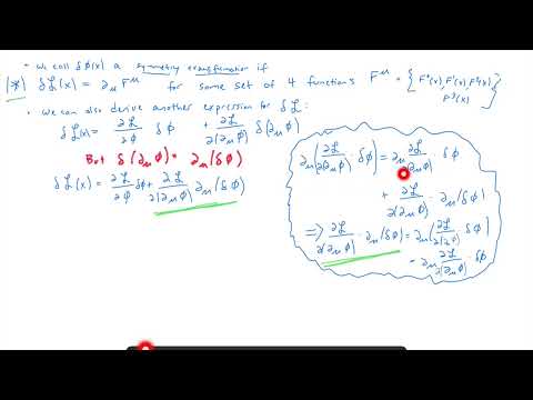 Quantum Field Theory  Lecture 4 - Classical Field Theory - Noether's Theorem and Going from L to H