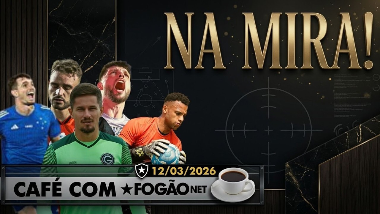 LIVE CAFÉ COM FOGÃONET | Botafogo tem lista de goleiros na mira; Anselmi respaldado
